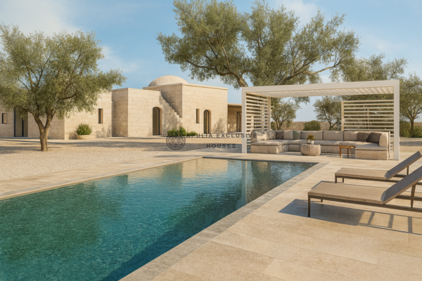 VILLA WINES with pool in Ostuni