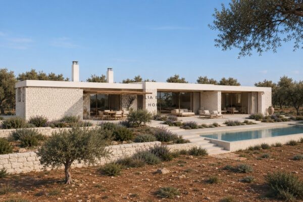 LARGE LAND PLOT with Olive Grove and panoramic View in Carovigno